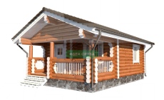 Проект бани Ромашка